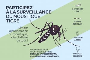 Affiche sur la surveillance du moustique tigre
